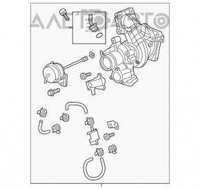 Turbina Cadillac ATS 13- 2.0T 126k