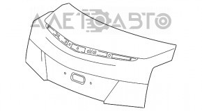 Крышка багажника Cadillac ATS 13- вмятина, тычки