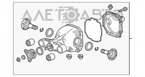 Diferențialul spate redus Cadillac ATS 13- 2.0T rwd, 126k