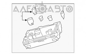 Blocul de siguranțe sub capotă Cadillac ATS 13-15 2.0, 2.5