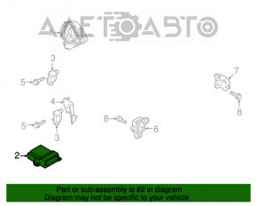 Modulul computerizat al airbag-urilor SRS pentru airbag-urile de siguranță Mazda 6 13-21 pentru reprogramare