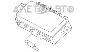 Подушка безопасности airbag пассажирская в торпеде Hyundai Sonata 15-19 стрельнувшая