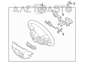 Butonul de control de pe volanul Hyundai Sonata 15-17