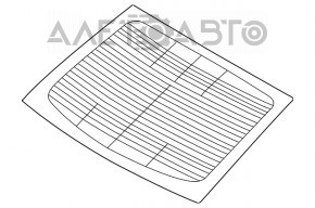 Стекло заднее Hyundai Sonata 15-19 мелкие царапины
