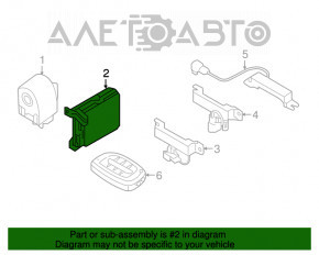 MODUL DE INTRARE FĂRĂ CHEIE Hyundai Sonata 15-17