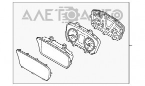 Tabloul de bord Hyundai Sonata 15-17 81k