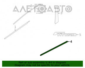 Capac usa fata dreapta inferioara Nissan Rogue 14-20 negru zgarieturi