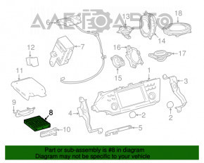 Amplificator difuzor Toyota Avalon 13-18