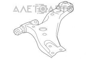 Maneta dreapta jos fata Toyota Avalon 13-18 nou original OEM