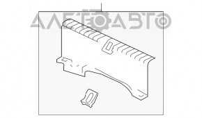 Накладка проема багажника Honda Civic X FC 16- 4d царапины