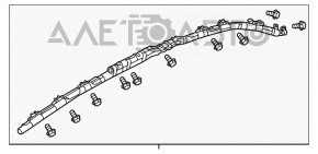 Perna de aerbag laterală stângă pentru Honda Civic X FC 16-18 4d