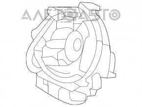 Шлейф руля Honda Civic X FC 16-21 P7, дефект фишки