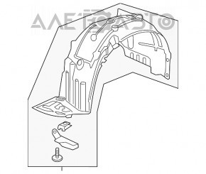 Bara de protecție față dreapta Honda Civic X FC 16-18