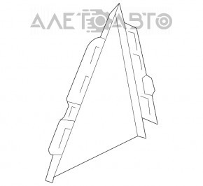 Panoul lateral spate stânga spate VW Passat b7 12-15 SUA