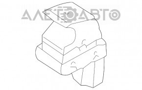 Controlul geamului electric din spate dreapta VW Passat b7 12-15 SUA fisurat