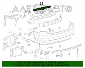 Montare bara spate centrala VW Passat b8 16-19 SUA