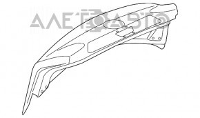 Capac portbagaj VW Passat b8 16-19 SUA grafit LD7X, cleme