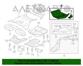 Capacul portbagajului Honda Accord 13-17