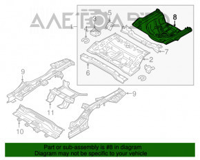 Корыто багажника Hyundai Sonata 15-19