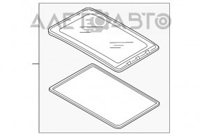 Asamblare de plafon panoramic pentru VW Passat b8 16-19 SUA