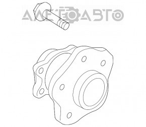 Rulment roata spate dreapta Nissan Rogue Sport 17-19 FWD cu capac