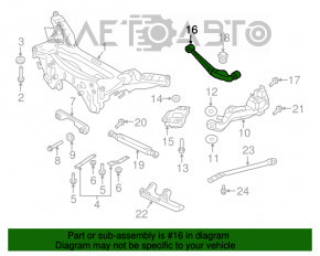 Maneta superioara spate stanga Nissan Rogue 14-20 drept, pentru inlocuire S\B