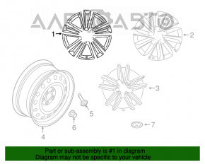 Диск колесный R16 Hyundai Sonata 15-17