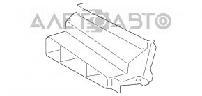 Receptor de aer în două părți asamblat VW Jetta 11-18 USA 2.0, 1.8T