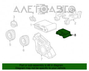 Amplificatorul Chevrolet Volt 16-