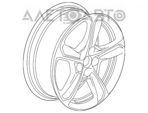 Диск колесный R17 x 7J et41 5*105 Chevrolet Volt 16- легкая бордюрка