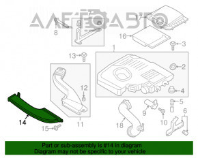 Receptor de aer Lincoln MKZ 13-20 hibrid, 2.0T