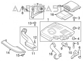 Receptor de aer Lincoln MKZ 13-20 hibrid, 2.0T