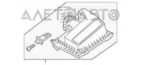 Корпус воздушного фильтра Ford Fusion mk5 13-20 2.5 дефект