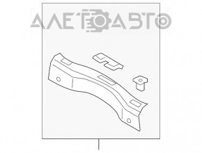 Capac portbagaj Ford Fusion mk5 13-16 zgârieturi