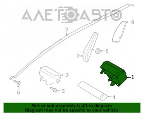 Подушка безопасности airbag в руль водительская Ford Fusion mk5 13-16