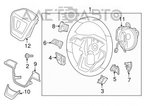 Butonul de control de pe volanul stâng al Ford Fusion mk5 13-20