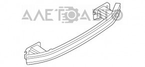 Amplificatorul de bara spate Ford Fusion mk5 13-20 ruginit.