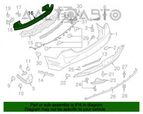 Amplificatorul pentru bara spate Lincoln MKZ 13-20