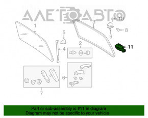 Кнопка закрытия багажника Ford C-max MK2 13-18