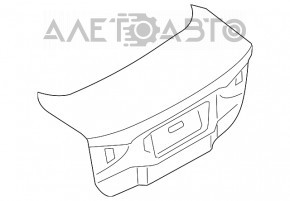 Capac portbagaj Ford Fusion mk5 13-20 argintiu UX