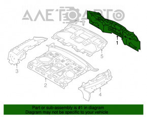 Задняя панель Ford Fusion mk5 13-