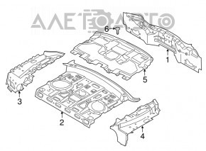 Задняя панель Ford Fusion mk5 13-