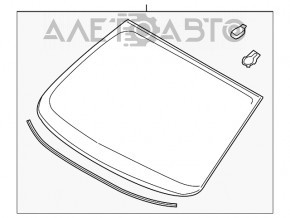 Лобовое стекло Ford Fusion mk5 13-20 без датчика дождя, FUYAO