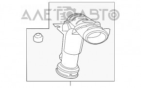 Воздуховод на коллектор Ford Fusion mk5 13-16 2.0Т