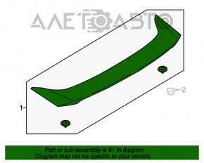 Spoiler capac portbagaj Ford Fusion mk5 13-20 nou non-original