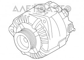 Генератор Nissan Rogue 14-20 скрипит подшипник, ударен