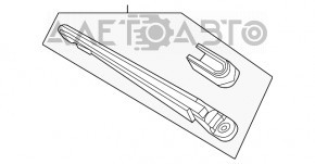 Frânghie spate pentru Acura MDX 07-13.