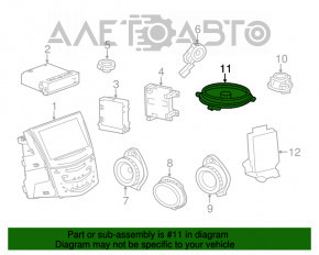 Subwooferul dreapta Cadillac CTS 14- BOSE