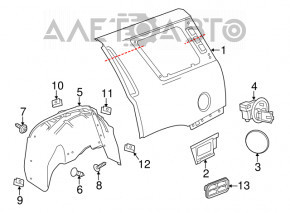 Grila de ventilatie dreapta pentru Chevrolet Equinox 10-17