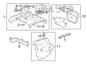 Capacul motorului Chevrolet Camaro 16- 2.0